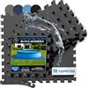 bemaxx Tappeto Sotto Piscina Fuori Terra - Set 18 Tappetini EVA Protettivo per Piscina: Rivestimento Piscina Tappeto Puzzle Protezione Pavimento sotto Piscine, Idromassaggi e Vasche Gonfiabili