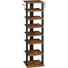 HOOBRO Scarpiera a 8 Livelli, Scaffale Portascarpe Stretta con 2 Ganci, Scaffale Portaoggetti, Stabile, fino a 8-10 paia, per Ingresso, Soggiorno, Camera da Letto EBF07XJ01G1