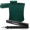 Heimfleiss® Tiralegacci + Legacci rivestiti in PVC 1,4 x 100-300mm (1000 pz.) - Set di legacci di alta qualità & tiralegacci per chiusura sacchi - Tendi legacci Legacci occhiellati