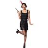 dressforfun Costume da donna Charleston | Con questo elegante costume vi immergerete negli swinging anni '20 | Frange appariscenti (M | No. 301581)