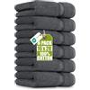 Utopia Towels - Set di Asciugamani Mani (6 Pezzi, 41x 71 cm) - 100% Cotone - Perfezionare per Hotel & Spa - Massima Morbidezza e assorbenza da Parte di (Grigio)