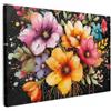MuchoWow© Quadri Con Cornice 60x40 cm Decorazione Quadri Per Camera Da Letto Quadretti Da Parete Moderni Quadro Moderno Soggiorno Grande Foto Su Tela Fiori - Graffiti - Vivace - Strada