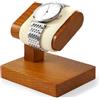 Oirlv Supporto per orologi in legno massiccio, semplice e ideale come regalo per lui (bianco crema)