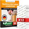 Proxinova Antitarme Alimentari con 12 Trappole Adesive per Farfalline Dispensa -Trappole Feromoni Farfalline per Monitoraggio Cucina E Cibo Senza Biocidi, 100% Naturale - Made in Germany