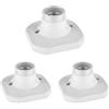 ledscom.de 3 lampade da soffitto/portalampada ELEKTRA, bianco, 1x E27 max. 60W