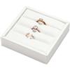 Oirlv Pelle PU Anello Organizzatore Vassoio Display Stand