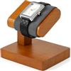 Oirlv Supporto per orologi in legno massiccio, semplice e ideale come regalo per lui (grigio scuro)