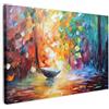 MuchoWow© Quadri Con Cornice 120x80 cm Decorazione Quadri Per Camera Da Letto Quadretti Da Parete Moderni Quadro Moderno Soggiorno Grande Foto Su TelaColorato - Pittura a olio - Acqua - Barca
