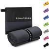Zenacross Asciugamano Palestra 50x30cm - Asciugamano Microfibra a Rapida Asciugatura e Versatile - Telo Palestra Taglie S - Blu Scuro