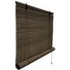 Victoria M. Tenda a Rullo in Bambù per Interni, Protezione Solare e della Privacy per Porte e Finestre, 70 x 220 cm, Colore Marrone Scuro