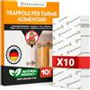 Proxinova Antitarme Alimentari con 10 Trappole Adesive per Farfalline Dispensa -Trappole Feromoni Farfalline per Monitoraggio Cucina E Cibo Senza Biocidi, 100% Naturale - Made in Germany