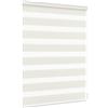 Jalousiescout Zebra Tenda a Rullo—Doppia Giorno e Notte klemmfix 40 x 230 cm Crema Traslucida per Porte e Finestre, 3 Montaggio con e senza Foratura per Tutte le Stanze