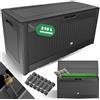 KESSER® Box portacuscini Baule Contenitore per Cuscini da 310 Litri con rotelle, Coperchio Ribaltabile, impugnature, Contenitore da Giardino Resistente alle intemperie Cassapanca