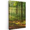 MuchoWow© Quadri Astratti su Tela 60x90 cm Foto Quadro Moderno Soggiorno Canvas Decorazioni Camera da Letto Sole - Foresta - Alberi - Natura - Autunno