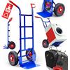 GARDEBRUK® Carrello Portapacchi Pneumatici in Gomma Piena PU Pieghevole 200 kg in Acciaio Carrellino da Trasporto