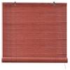 Victoria M. Klemmfix Tenda a Rullo in Bambù per Interni, Montabile senza Fori, Protezione Solare per Porte e Finestre, 100 x 130 cm, Colore Ciliegia