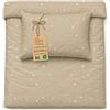 Totsy Baby Copripiumino lettino neonato 100x135 cm - Cotone parure di copripiumini bambino e bambina per culla Set lenzuolo per piumino 100 x 135 cm con federe 60 x 40 cm Oeko-Tex