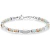 SIUMAL Bracciale Donna, Bracciale Bohémien in Pietra Naturale e Acciaio Inossidabile per Donna, Regalo Di Compleanno, Regalo Di Natale per La Mamma