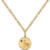 GD GOOD.designs EST. 2015 Catena zodiacale in oro con pietra di nascita per donna - Collana placcata in oro 18 carati con ciondolo zodiacale (S)