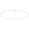 GD GOOD.designs Cintura argentata - catena regolabile con piccole perle Dots (78-93 cm) con placcatura in oro 18K I Catena corporea impermeabile per donne I Catena corporea ipoallergenica