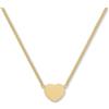 GD GOOD.designs Collana con cuore in oro da donna - Regolabile (42-47 cm) | Collana dorata con ciondolo a forma di cuore | Acciaio inossidabile 316L - Regalo per lei