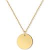 GD GOOD.designs Good.Designs Collana da donna con ciondolo a cerchio (42 + 5 cm di lunghezza), collana da donna in acciaio inossidabile, Acciaio inossidabile, Non Applicabile