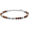 SIUMAL Bracciale Donna, Bracciale Bohémien in Pietra Naturale e Acciaio Inossidabile per Donna, Regalo Di Compleanno, Regalo Di Natale per La Mamma