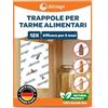 DOLCI SOGNI Antitarme Alimentari - 12 fogli - Senza Biocidi - Adesivo per Farfalline Dispensa - Made in Germany - Anti Farfalline del Cibo - Protegge la Dispensa in modo Semplice - Anti Tarme Alimentari