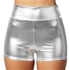 dressforfun 901007 Costume Donna, Pantaloncini Sfavillanti Paillettes, Carnevale Festa Halloween -Modelli Differenti (S | Argento | No. 303572)