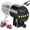 Ycozy Mangiatoia Automatica Acquario Distributore Automatico di Cibo Ricaricabile Mangiatoia per Pesci Programmabile Alimentatore di Pesce Adatto Per Acquario & Serbatoio | Navi-EV