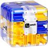 Vicloon Grande Cubo Labirinto 3D, Giocattolo Rompicapo Coinvolgente, Puzzle Cubi Labirinti Gioco per Bambini, Gioco Educativo di Concentrazione per Adolescenti (Blu)