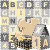 Spielwerk® Tappeto Puzzle XXL 86 Pz per Bambini 3,3m² Tappetino per Gattonare Lettere Numeri Apprendimento Gommapiuma