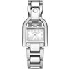 Fossil Orologio Harwell da donna, Movimento al quarzo a tre lancette con cinturino in acciaio inossidabile o in pelle, Tono argento e bianco