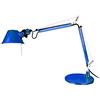 Artemide Tolomeo Micro Lampada Tavolo con Base Blu, alluminio