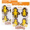 Decora Set Tagliapasta Famiglia Felice con Imprimi, Giallo, cm 6x8, cm 11 x 8