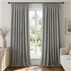 Deconovo Tende Oscuranti per Interni con Fettuccia - 3 Modi di Montaggio, Tessuto Termico Morbido per Camera da Letto e Soggiorno, Certificato OEKO-TEX, 2 Pannelli 140x280 cm, Grigio Tortora Chiaro