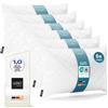 LILENO HOME Set da 6 imbottiture per cuscino, 40 x 60 cm - Cuscino interno lavabile a 95°C adatto per chi soffre di allergie - Imbottitura in poliestere per cuscini da divano, poltrona, sedie e
