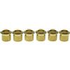 KAISH Premium Brass Vintage Size Guitar Tuner Boccole 1/4 Vintage Tuning Keys Tuning Machines Puntali per vintage ST/TL/LP chitarre Ottone 6.2mm (ID)* 8.8mm (O.D.) Ottone originale