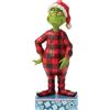 Enesco Figurina Grinch Jim Shore Con Pigiama Plaid In Flanella #6018953