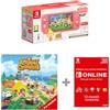 Nintendo Switch Lite Coral: Isabelle Alhoa Edition + Animal Crossing: New Horizons Pre-Installed Switch Online 12 Month Subscription Redemption Code