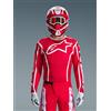 Alpinestars Fluid Apex Maglia da motocross, rosso/bianco, XL