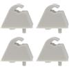 EMSea 4 clip di montaggio per aletta parasole 1438336 92089962 903320334 90332334 compatibile con Vauxhall compatibile con Corsa