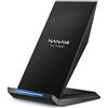 NANAMI Fast Wireless Charger, stazione di ricarica induttiva per Apple iPhone 15 14 13 12 Pro 12 11 XS Max XR X 8 Plus, caricabatterie wireless Qi Phone Charger veloce per Samsung Galaxy S24 S23 S22