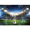 Aoihrraan 1,5x1m Calcio Campo Sfondo Calcio Campo Porta Palo Palla Gioco Stadio Riflettore Prato Sport Club Coriandoli Fondale Fotografia Sport Ragazzo Tema Bambino Ritratto Puntelli Fotografico