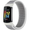 FYISWHO Traspirante Sport Cinturino per Fitbit Charge 6, Nylon Bracciali Cinturini di Ricambio per Fitbit Charge 5
