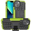 Verco Custodia protettiva per iPhone 13 Mini, Armor Outdoor Case per iPhone 13 Mini, custodia rigida [Cover adatta per cantiere], verde