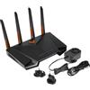 ASUS TUF Gaming AX4200 Router WiFi 6 Dual Band con Tethering mobile (sostituzione di router 4G 5G) porta 2,5 Gbps, modalità di gioco mobile, sicurezza Internet gratuita, rete AI, acceleratore di