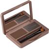Weduspaty Polvere di sopracciglia impermeabile, polvere per sopracciglia a 2 colori in polvere impermeabile per sopracciglia naturale in polvere per sopracciglia kit scultura per sculture per ragazze 1set marr