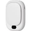 LVYXON Ventilatore indossabile ricaricabile da 2000 mAh, 4 velocità, display a LED, silenzioso, senza lama, raffreddamento portatile, con cordino, design a clip, flusso d'aria regolabile, per corsa