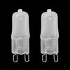 JZLBBC Lampadine Alogene G9 20W Lampada Smerigliata Lense G9 40 Watt 230 Volt Lampadina Alogena 2 pin T4 JD Tipo Bianco Caldo 5PCS 60W